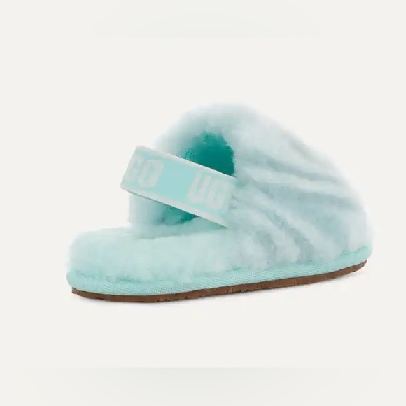 Ugg Fluff Yeah Wavy in Sky Blue - Size 8T - Picture 4 of 6